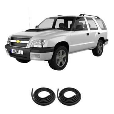 Imagem de Kit Borracha Vedação Das 2 Portas Dianteiras Blazer "SEM ABA" - sem ma