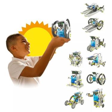 Imagem de Robo 12 in 1 energia solar educacional kit Robótica - Diy