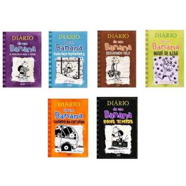 Imagem de Kit C/6 Livros Diário De Um Banana 5,6,7,8,9 E 10 Capa Dura - VR Edito