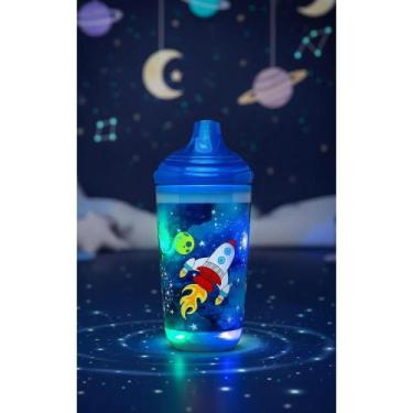Imagem de Copo Térmico Infantil Antivazamento 300ml Luzes Divertidas A - Congrat