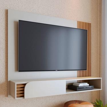 Imagem de Painel para TV Até 55 Polegadas Jurerê 1 Porta Off White/Freijó - Colibri