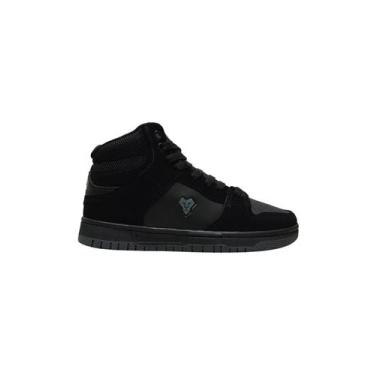 Imagem de Tenis cano alto botinha estilo skate casual masculino conforto lejon 1