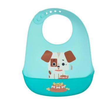 Imagem de Babador com Pega Migalhas Silicone Prático Bebês Refeições - Kouii, Ca