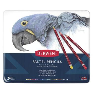 Imagem de Lápis De Cor Pastel Pencils Derwent 24 Cores