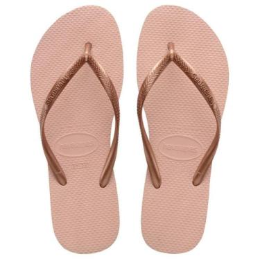 Imagem de Chinelo de Dedo Feminino Slim Havaianas, Rosa ballet, 35