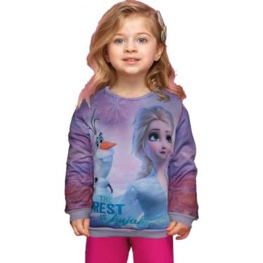 Imagem de Blusa Moletom Infantil Menina Inverno Personagens Licenciado - anjo da
