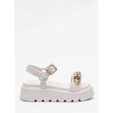 Imagem de Sandália Petite Jolie Wish Nuvem Slide Original White PJ7583, White, 3