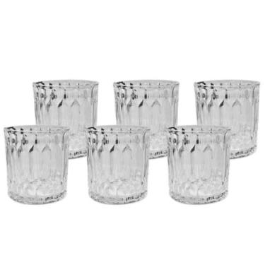 Imagem de Conj 6 copos whisky vd25017 majestic clear 320ml vidro mimo style, UNI