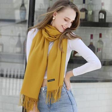 Imagem de Cachecol Lenço Xale Hijab Echarpe Manta Pashmina Unissex - Modas Fagun