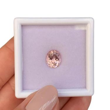 Imagem de Topázio Imperial Salmão Oval 3,11ct - SP GEMAS