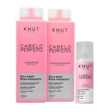 Imagem de Kit Knut Cabelos Perfeitos Sham + Cond + Leave -in
