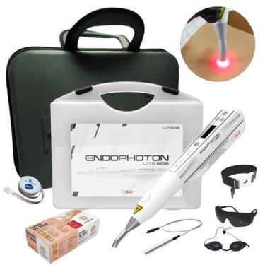 Imagem de Endophoton Lite 808nm KLD Laser Portátil Kit Maleta Fita Luva P sem pó