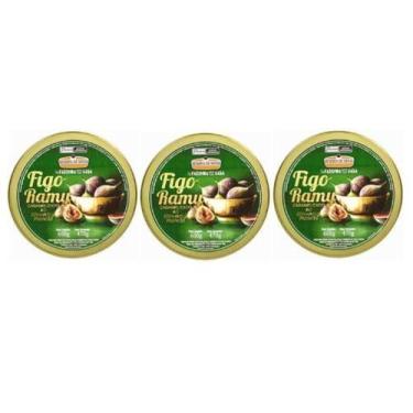 Imagem de KIT 3X Doce de Figo Ramy em Lata 600g Reserva de Minas  Caramelizado a