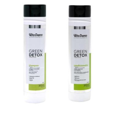 Imagem de Kit Shampoo + Condicionador Green Detox 300ml Vita Derm