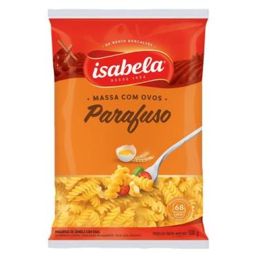 Imagem de Massa Isabela Parafuso Com Ovos 500g - Pronta em 9 minutos - Isabela A