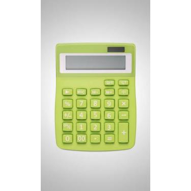Imagem de Calculadora de Mesa 12 Dígitos LCD Verde - Congratulations Store