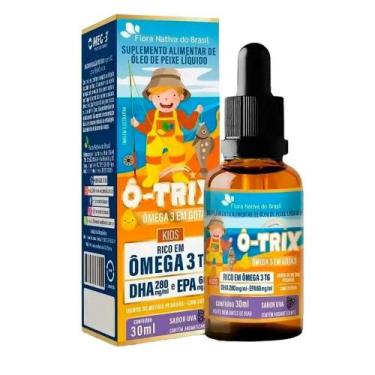 Imagem de Ô-Trix Ômega 3 Em Gotas Infantil 30ml UVA - Flora Nativa