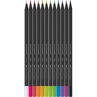 Imagem de Lápis de COR Redondo Supersoft Neon 12 Cores Pacote com 12 FSC - FABER