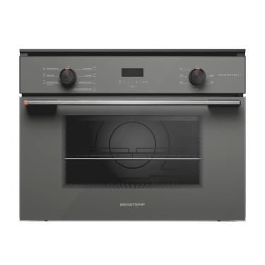 Imagem de Forno De Embutir Elétrico 47 Litros Com Air Fryer Pro Cinza Brastemp - Box47ar 110V