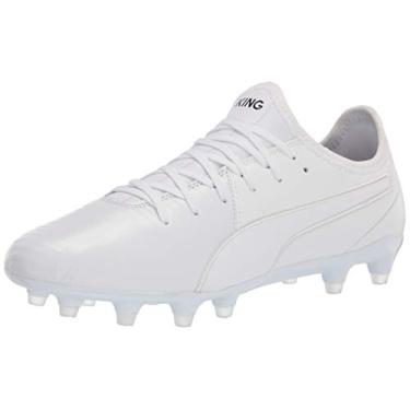 Imagem de PUMA Tênis masculino Rebound Layup, Puma branco-puma branco-puma branco, 35