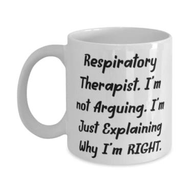 Imagem de Epic Respiratory Therapist Gifts, Respiratory Therapist. I'm not Arguing. I'm Just, Respiratory Therapist 325 ml Caneca de Team Leader