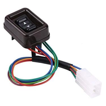 Imagem de Gorgeri Interruptor de controle de janela elétrica de passageiros botão de janela elétrica universal do carro kits de regulador de interruptor de janela elétrica para Land Cruiser 84-90