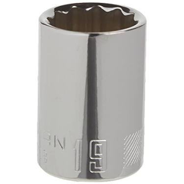 Imagem de CRAFTSMAN Soquete raso, métrico, unidade de 1,27 cm, 19 mm, 12 pontos (CMMT44238)
