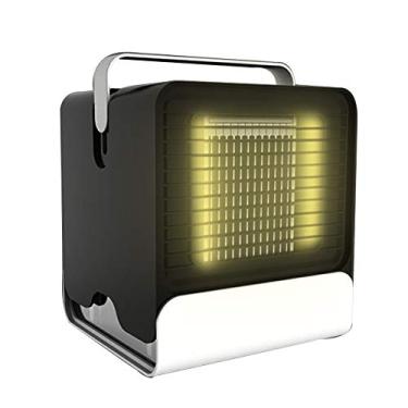 Imagem de BUYTER Mini ventilador de mesa pessoal portátil de ar condicionado para escritório (preto)