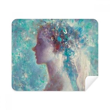 Imagem de Appoggiatura XJJ Pano de limpeza de pintura a óleo Limpador de tela 2 peças Tecido de camurça