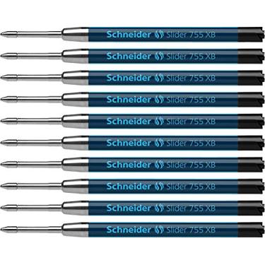 Imagem de SCHNEIDER SLIDER REFILL 755, PRETO, XB - Caixa com 10 refis (175501)