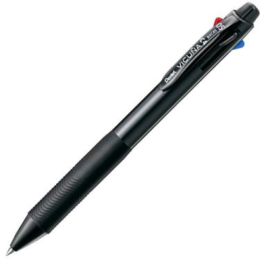 Imagem de Pentel Caneta esferográfica Vicuna, extrafina, preta, vermelha, azul, verde, preta (BXC45A)