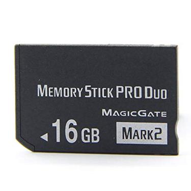 Imagem de LILIWELL Original 16GB Memory Stick Pro Duo Mark2 Cartas de memória para câmera PSP de alta velocidade 16gb