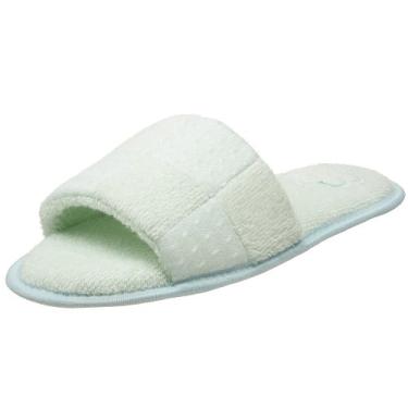 Imagem de MUK LUKS Patch Scuff feminino I Luv Planet Earth, Hortelã, Small (US Women's 5-6 M)