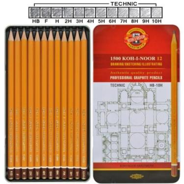 Imagem de Estojo Lapis Grafite Com 12 Graduacoes 1500 – 1502Ii