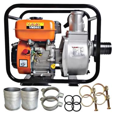 Imagem de Motobomba Profissional Vulcan VMB653 Autoescorvante 3 Polegadas Com Alta Performance Ideal Para Transferência D`Água
