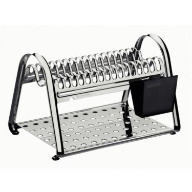 Imagem de Escorredor De Louça Aço Inox Ciclo Preto Tramontina