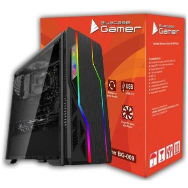 Imagem de Gabinete Blue Case Bg 009 - Preto - Com Led Rgb Frontal
