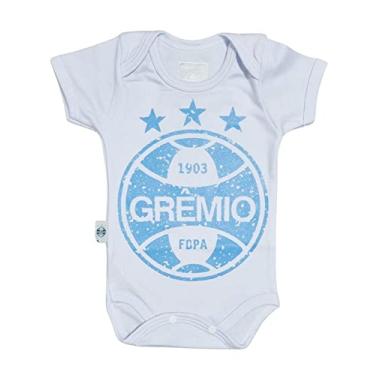 Imagem de Body Bebê Grêmio Branco Escudo Oficial