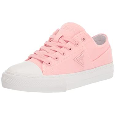 Imagem de GUESS Tênis feminino Pranze, Rosa claro, 5