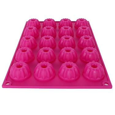Imagem de Molde de silicone, e uniforme, molde de bolo antiaderente, forno uniforme para fazer pão de queijo, mousse