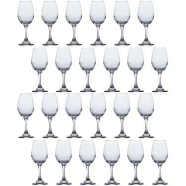 Imagem de Conjunto Taças de Vidro 318ml Agua e vinho Tinto Luxo 24Un