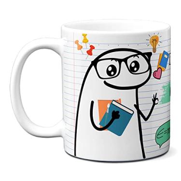 Imagem de Caneca Professor Física Vai Cair Tudo Na Prova Meme Flork (Branca)