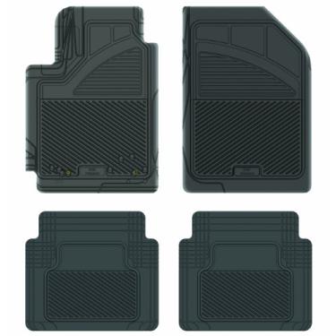 Imagem de Koolatron Pants Saver Tapete de carro personalizado de 4 peças para todos os climas para modelos selecionados Toyota Echo (preto)
