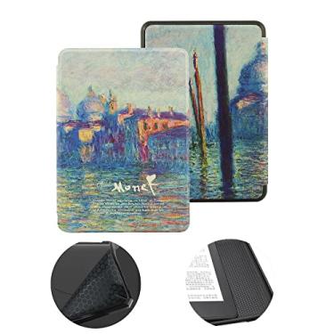 Imagem de Capa de 15,24 cm para o novo Kindle 11ª geração, versão 2022 (não serve para Kindle Paperwhite 11ª ou Kindle 10ª 2019), capa protetora à prova d'água com ativação automática
