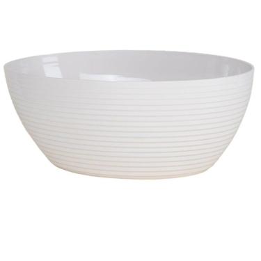 Imagem de Travessa Oval Branca Friso Le Chef 28X19,5X11Cm 1827