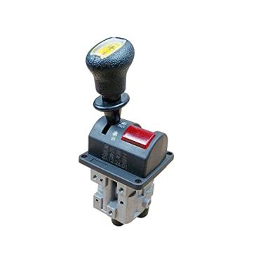 Imagem de RunGong Válvula de elevação de caminhão de descarga Controle pneumático Mesmo para HYVA Caminhão basculante Sistema hidráulico Cabo de camionete operado a ar