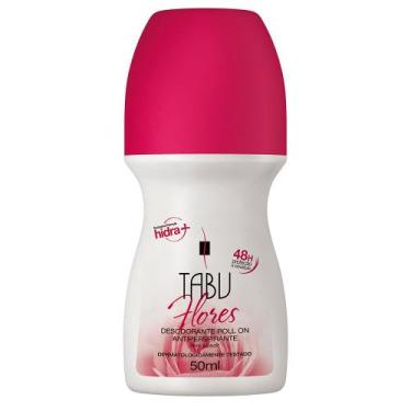 Imagem de Desodorante Roll-On Antitranspirante Tabu Flores 50ml - Tabu Clássico