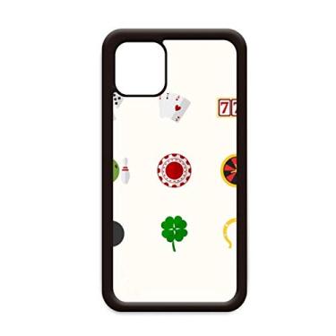 Imagem de Ilustração de elementos pequenos de cassino para iPhone 12 Pro Max Capa para Apple Mini Mobile Case Shell
