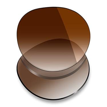 Imagem de Mryok Lentes polarizadas de substituição para Ray-Ban RB2180 49 mm – Marrom dégradé matizado