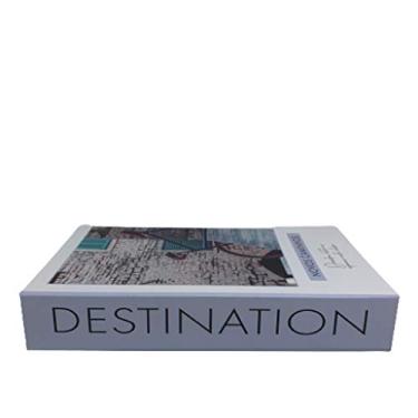 Imagem de Caixa Livro Decorativo com tampa que abre Destination